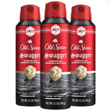 Old Spice Aluminum Free Body Spray for Men – Premium Red Collection Trio, 24/7 Signature Scent with Cedarwood, Apple & Fresh Herbs, 5.1 oz Pack of 3