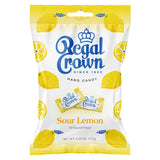 Regal Crown Sour Lemon Hard Candy – Simple Pantry Snack, One Ingredient-Forward British Lemon Candy in a 6.25 oz Peg Bag