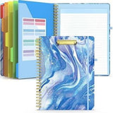 Sooez Spiral Clipboard Folio – Sleek Clipboard Notebook Cutting Down on Binders, Folders, and Paper Pile-Ups
