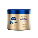 Vaseline Radiant X Deep Nourishment Body Cream – Therapeutic 72-Hour Moisturizer for Nightly Skin Barrier Repair Rituals