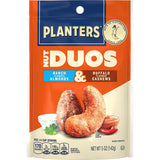 PLANTERS Nut Duos – Lunch Box Snack for Kids, Peppercorn Pistachios & Parmesan Cashews 5oz