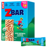 Zbar Iced Oatmeal Cookie Snack Bars – Travel and Road Trip Snack for Families, Individually Wrapped 24 Pack