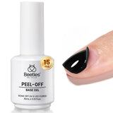 Beetles 15ml Peel Off Gel Base Coat Birthday Gift for Her, Easy At-Home Manicure