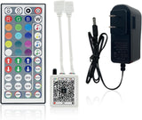 KEXU 44 Key RGB LED Strip Light Kit – Family Friendly Dorm and Bedroom Lighting for Teens and Kids