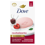 Dove Revitalizante Cherry & Chia Milk Bar – Aromatherapy Bath Time Reset for Stress Relief, 6 Bars