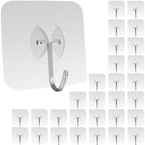Child-Safe Adhesive Hooks – No-Drill Nursery Wall Hooks, Removable and Damage-Free