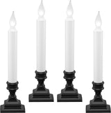 612 Vermont LED Window Candle Pewter – Understated Battery Powered Glow for Intentional Minimal Spaces