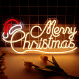 Allball Merry Christmas Neon Sign – Child Safe Wall Light for Nursery and Playroom, Cool Touch LED Design