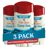 Old Spice Men's Deodorant Pack of 3 – Practical Father's Day Gift for Dad and Husband with Long-Lasting Fiji Scent