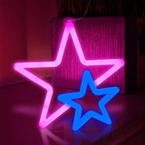 BRIGHTDECK Butterfly Neon LED Sign Trio – Aesthetic Bedroom Wall Decor, Pink Purple and Warm White Ambient Light for Cozy Spaces