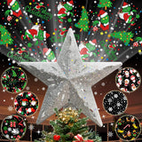 Lumichroma Christmas Tree Topper Projector – Flameless, Cool-to-Touch Star for Homes with Kids and Pets