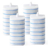 oshang Disposable Toilet Brush - Compact 3.4-Inch Slim Holder for Small Bathrooms, Toilet Bowl Cleaning System