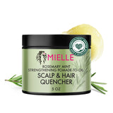Mielle Organics Rosemary & Mint Hair Pomade – Spa-Inspired Self-Care Treatment for Textured Hair, 5 oz Scalp-Nourishing Balm