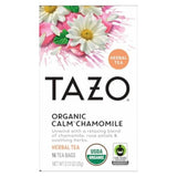 TAZO Calm Chamomile Herbal Tea Bags – Caffeine Free Bedtime Wind Down Ritual, 16 Individually Wrapped Bags