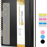 Dotted Notebook – Camping Trip Journal, Tough Plastic Hardcover Dot Grid Notebook
