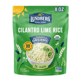 Lundberg Cilantro Lime Rice 5.5 Oz – Shelf-Stable Travel Side for Hotel and Road Trips