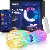 AuroraGlow Smart Curtain Lights – Safe Kids Bedroom Decor, Cool-to-Touch LED with Auto Shutoff Timer