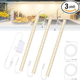 LuminBeam Minimalist 12 Inch LED Under Cabinet Lighting, No-Drill Adhesive Mount
