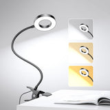 Kids Study LED Desk Lamp – Safe Clip-On Reading Light for Homework Desk and Bedroom Nightstand