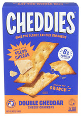 Cheddies Double Cheddar Cracker 4.2 oz – Hiking Trail Cheese Cracker for Active Lifestyles