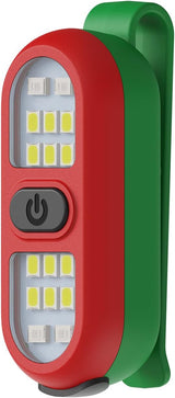 LumenX Clip-On LED Light for Hands-Free Tasks, Ultra-Light 0.6 oz USB Rechargeable Everyday Carry Flashlight