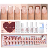 Beetles Crystal Clear Nail Extension Gel – High-End DIY Manicure Set for Elegant French Tip Designs