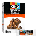 KIND Protein MAX Chocolate Peanut Butter Bar – Guilt-Free Mindful Snack for Low-Sugar Self-Care, 20g Protein, Gluten Free, 12 Count
