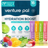 Venture Pal Electrolyte Drink Mix – Study & Workday Focus Companion, Single-Serve Packets for Consistent Midday Hydration