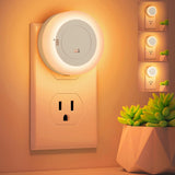FOLKSMATE LED Night Light – Compact Plug in Light with Compact Footprint, 2 Pack for Clean Interiors