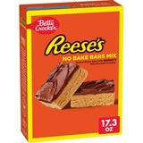Betty Crocker REESE'S Peanut Butter No-Bake Bars – Quick Office Potluck Dessert for Break Room, 15 Servings