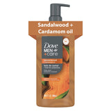 DOVE MEN+ CARE Body Wash – Premium Spa-Quality Shower for Men, Sandalwood & Cardamom Oil Hydrating Cleanser 26oz