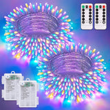 JMEXSUSS 2 Pack Battery String Lights – Thoughtful Housewarming Gift for Her with Remote and Warm White Glow