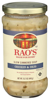 Rao's Made for Home Chicken Orzo Soup – Thoughtful Gourmet Gift for the Italian Food Lover, Ready-to-Enjoy Pantry Treat