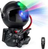 Astronaut Galaxy Projector Night Light – Flameless Kids Room Night Light, Cool-Touch LED Star Projector