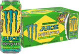 Monster Energy Juice Rio Punch, Portable Caffeine Boost for Hiking and Beach Days, Exotic Fruit Flavor, 15 Pack