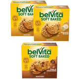 belVita Soft Baked Breakfast Bars Variety Pack – Grab-and-Go Office Breakfast for Busy Workday Mornings