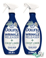 Downy Wrinkle Releaser Spray – Quick Morning Routine for Professionals, Static and Odor Removal