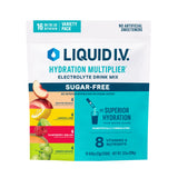 Liquid I.V.® Hydration Multiplier Sugar-Free Variety – Clean-Label Electrolyte Drink Mix for Keto Dieters and Yoga Studio Recovery