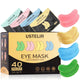 1 Count (Pack of 40) - Gold,Pink,Blue,Green