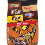 M&M'S, SNICKERS, TWIX & MILKY WAY Halloween Candy Variety Pack for Kids' Trick-or-Treat Bags
