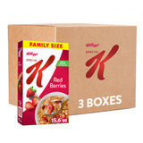 Kellogg's Special K Red Berries Cereal – 11 Vitamins and Minerals Breakfast for Health-Conscious Adults, Family Size Pack