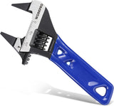 WORKPRO Slim Jaw Adjustable Wrench – Corrosion-Resistant Cr-V Steel Wrench for Secure Plumbing Repairs
