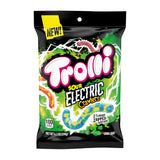 Trolli Electric Crawlers Candy – Novelty Birthday Party Favor with Three Dual-Flavor Sour Worm Pairs