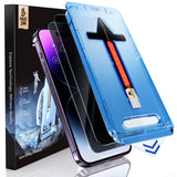 MAGIC JOHN 2-Pack Privacy Screen Protector for iPhone 14 Pro Max, Practical Tech Gift for Frequent Travelers