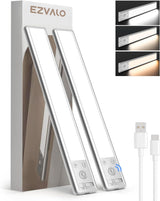 EZVALO Wireless Night Light – Fall-Prevention Motion Lighting for Elderly and Kids, Auto Shutoff Under Cabinet Fixture