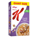 Kellogg's Special K Fruit and Yogurt Cereal – Thoughtful Wellness Gift for Health Conscious Friends, 22oz Giant Box