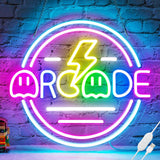 Gamepad Shaped Neon Sign, 5 Level Dimmable LED Wall Art - Modern Gaming Room Decor for Bedroom and Man Cave Atmosphere