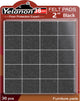 36 pcs Square Black