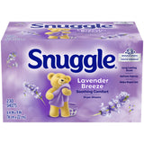 Snuggle Dryer Sheets, Lavender Breeze Scent Safe for Nursery and Kids Room, Softens Pajamas and Bedding