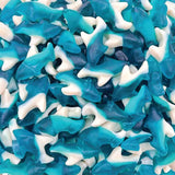 Blue Sharks Gummy Candy – Lunchbox Snack for Kids' Lunchboxes and Classroom Rewards, 1 Pound Bulk Bag